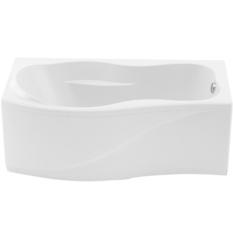 

Акриловая ванна Aquanet Borneo 170x90 L 205286 без гидромассажа, Белый
