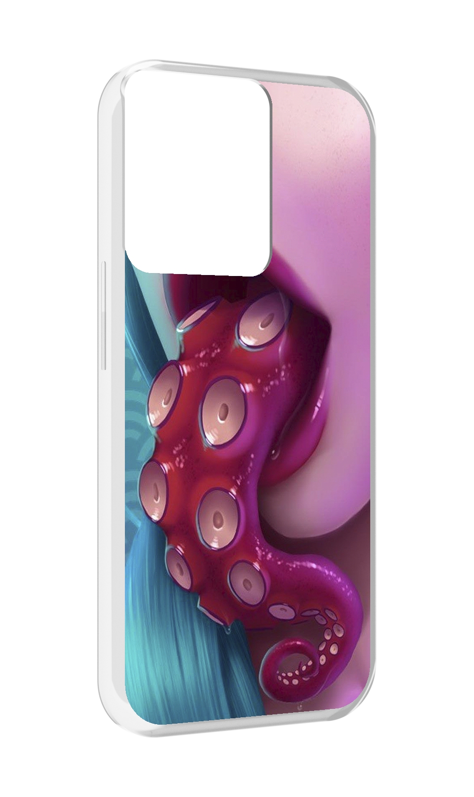 

Чехол MyPads девушка с щупальцой женский для OPPO Reno 8, Прозрачный, Tocco