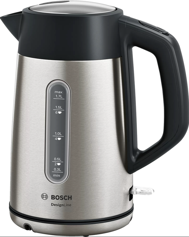 

Чайник электрический Bosch TWK4P440 1.7 л серый, черный, TWK4P440