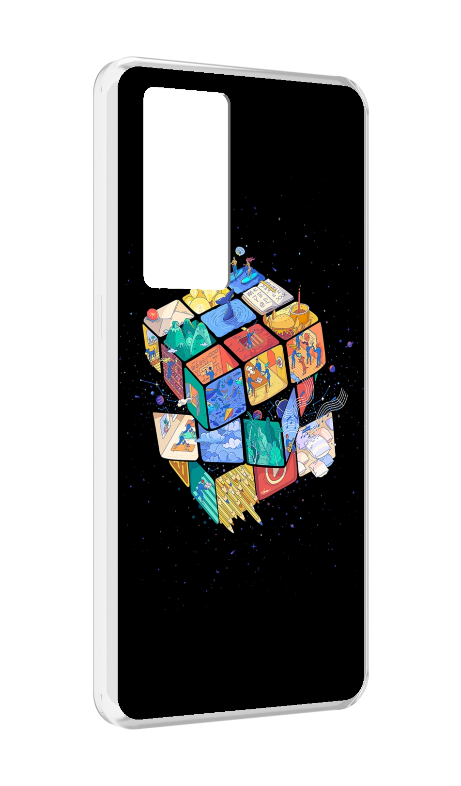 

Чехол MyPads Кубик-Рубика для Realme GT Master Explorer Edition, Прозрачный, Tocco
