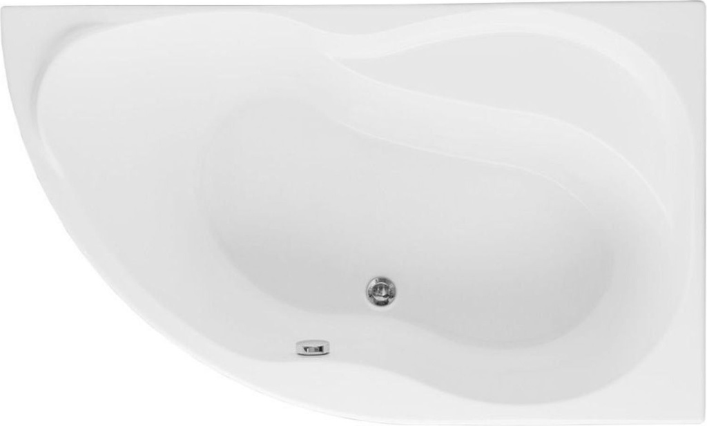 

Акриловая ванна Aquanet Graciosa 150x90 R 203941 без гидромассажа, Белый
