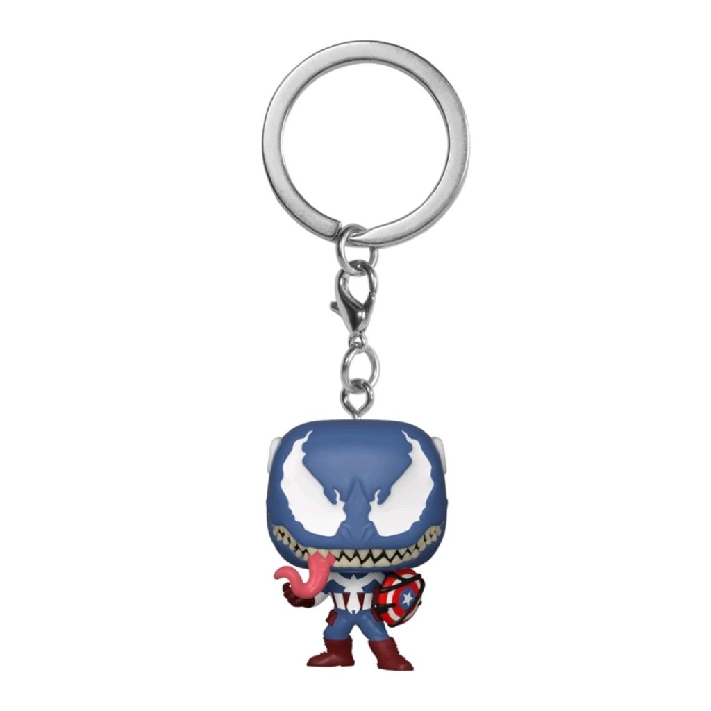 

Брелок Funko Pocket POP! Keychain: Marvel Venom: Captain America, Разноцветный