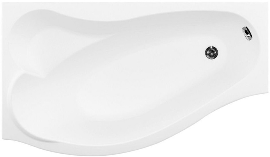 

Акриловая ванна Aquanet Palma 170x90 L 204022 без гидромассажа, Белый