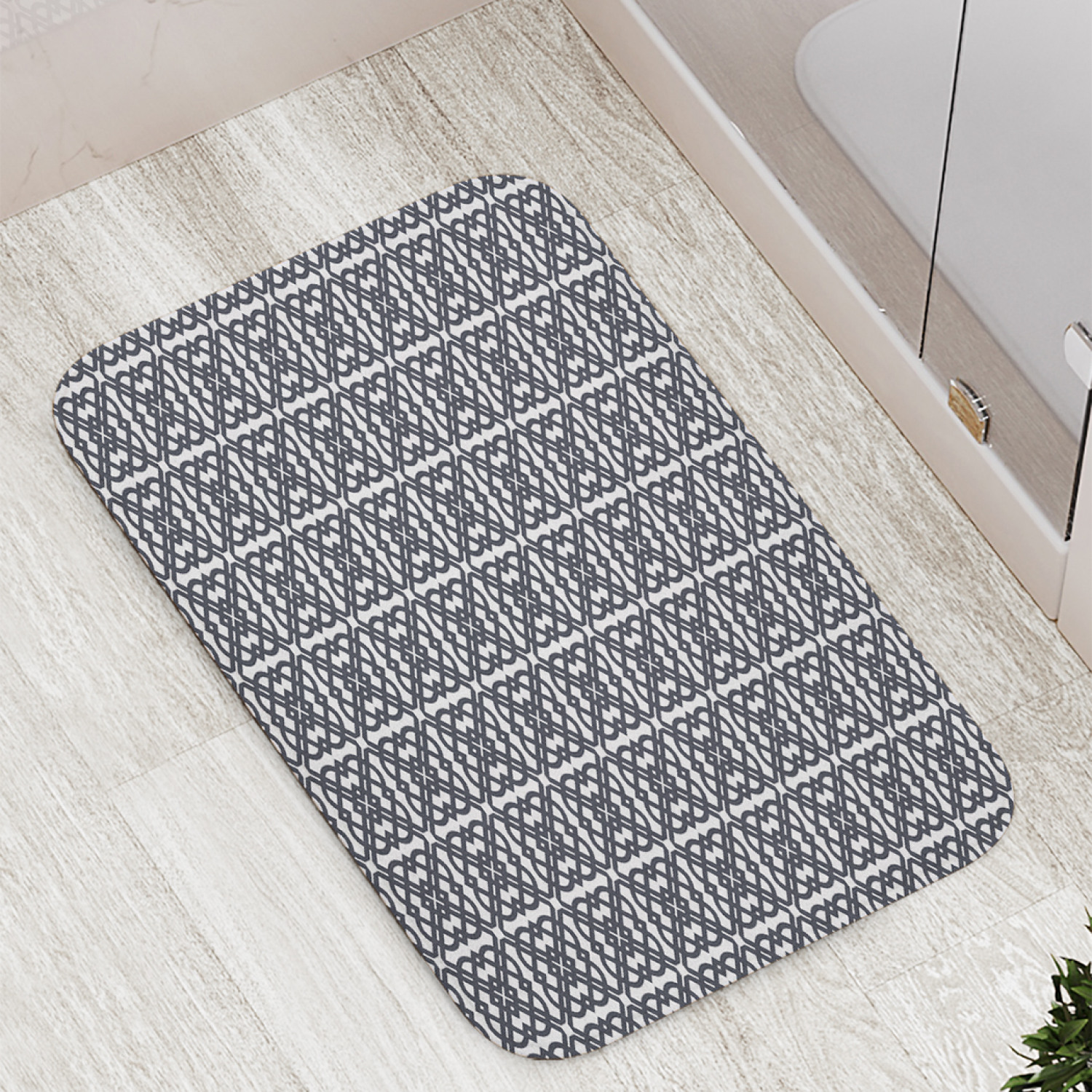 

Коврик противоскользящий JoyArty "Восточный узор" для ванной, сауны, бассейна, 77х52 см, Восточный узор