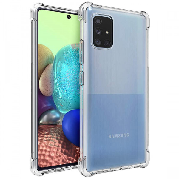 фото Чехол epik для samsung galaxy a71 с усиленными углами transparent