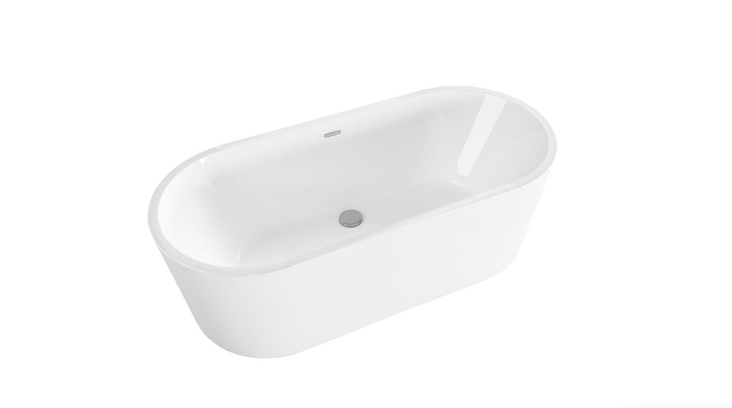 

Акриловая ванна BelBagno 177x80 BB109-177-80 без гидромассажа, Белый