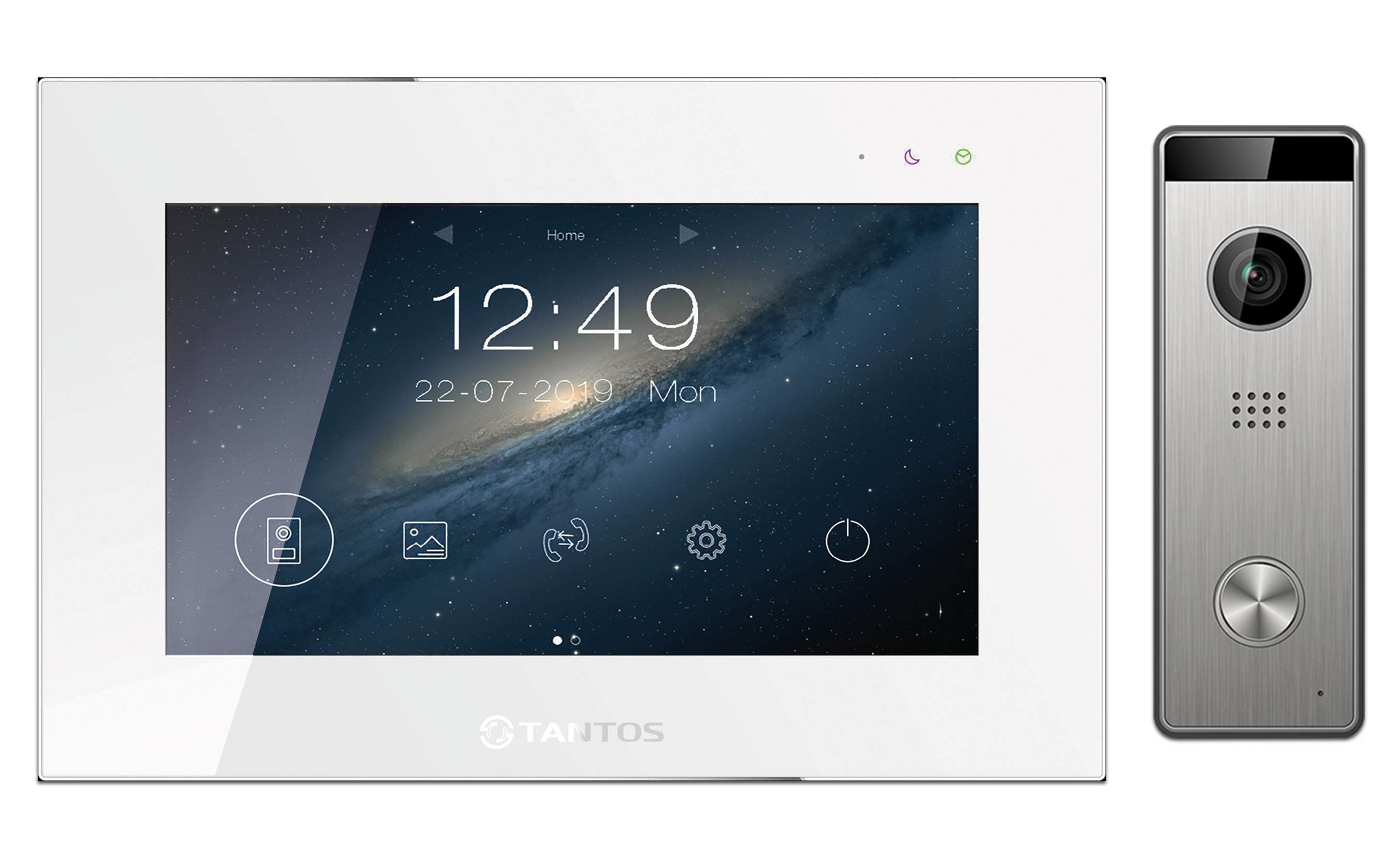 

Комплект видеодомофона для дома Tantos Marilyn HD Wi-Fi IPS (black) и Triniti HD c замком