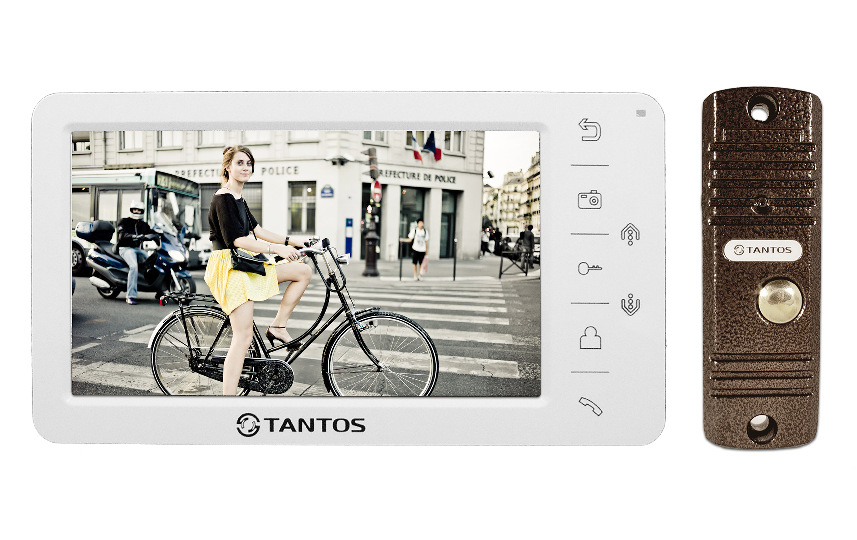 

Комплект видеодомофона для дома Tantos Amelie SD и Walle +