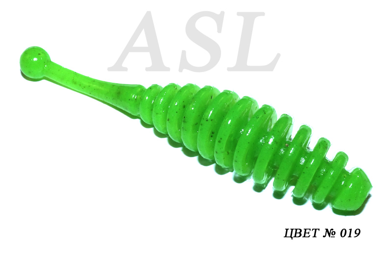

Силиконовая приманка ASL Бу-Бу цв. 019,L-5см 10шт/уп, Бу-бу