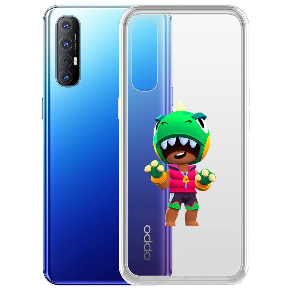 

Чехол-накладка Brawl Stars-Дино Леон для Oppo Reno3 Pro