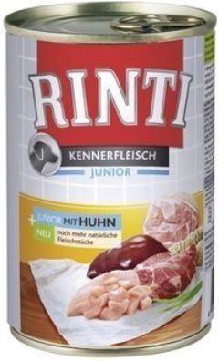 фото Консервы для собак rinti kannerfleisch junior, с курицей, 400г