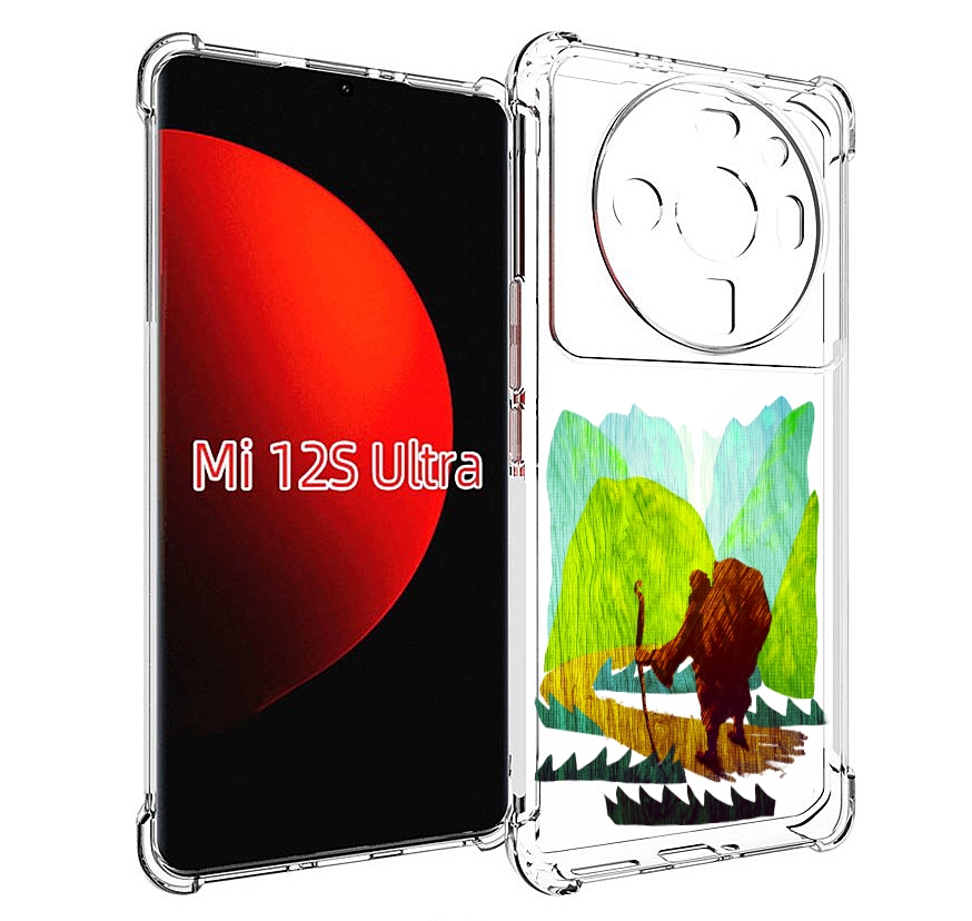 

Чехол MyPads Лесная тропа для Xiaomi 12S Ultra, Прозрачный, Tocco