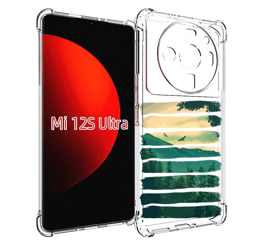 

Чехол MyPads Лесная чаща для Xiaomi 12S Ultra, Прозрачный, Tocco
