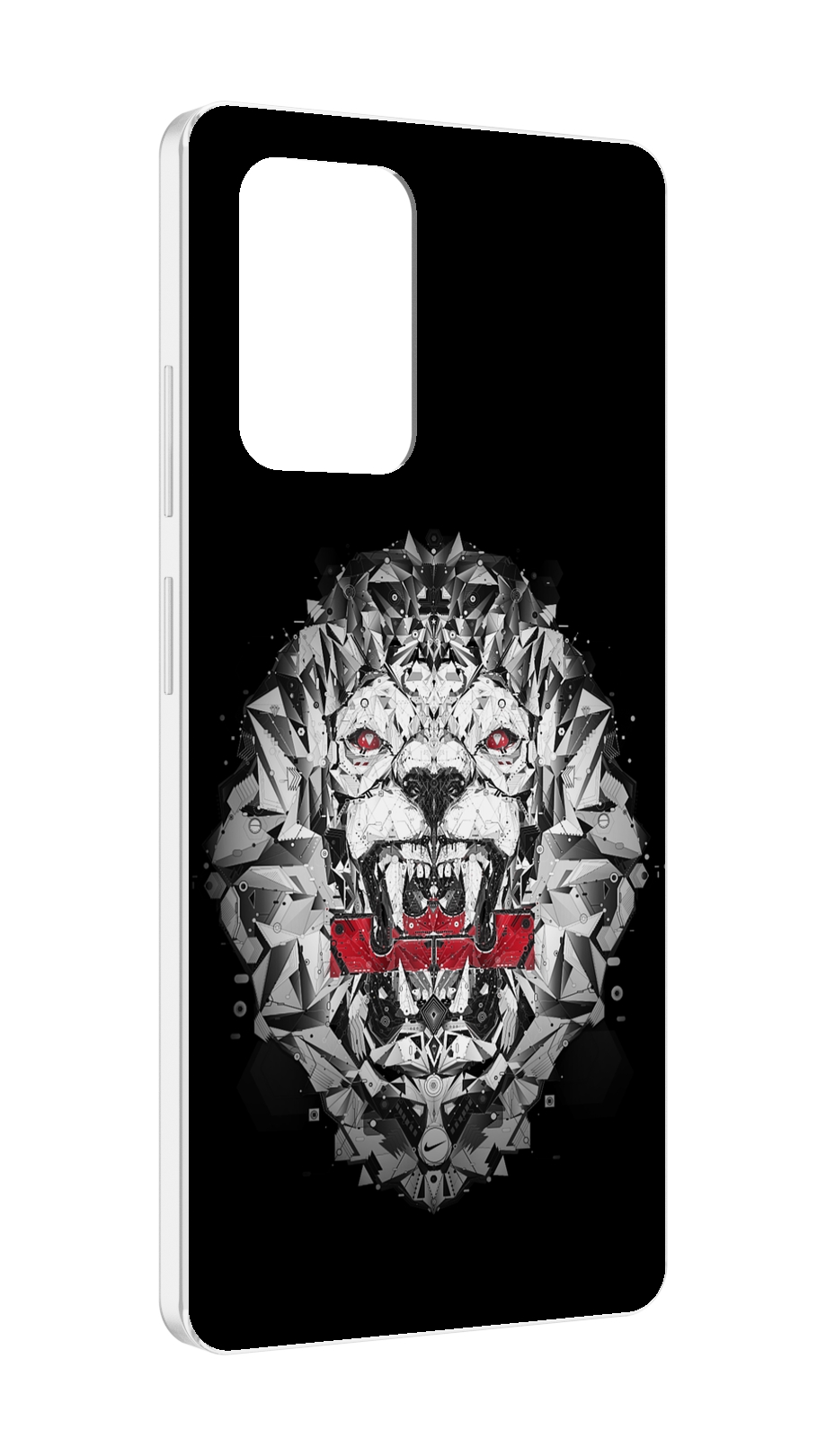 

Чехол MyPads тигр-с-гранями-черно-белый для ZTE Blade V40 Pro, Tocco