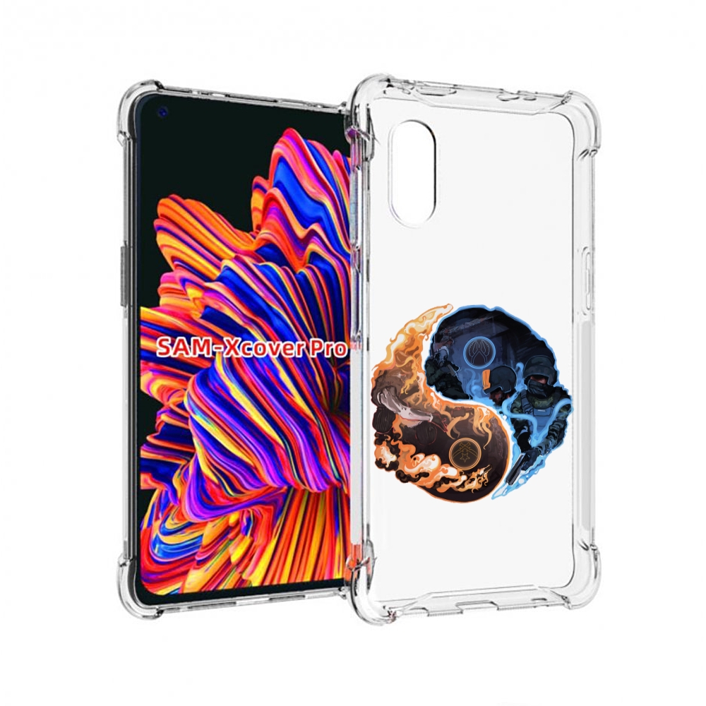 

Чехол MyPads кс-го-инь-янь для Samsung Galaxy Xcover Pro 1, Прозрачный, Tocco