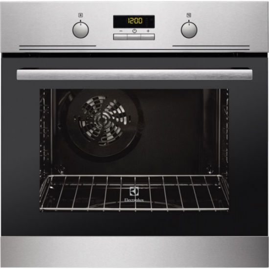 фото Встраиваемый электрический духовой шкаф electrolux ezb52430ax silver/black