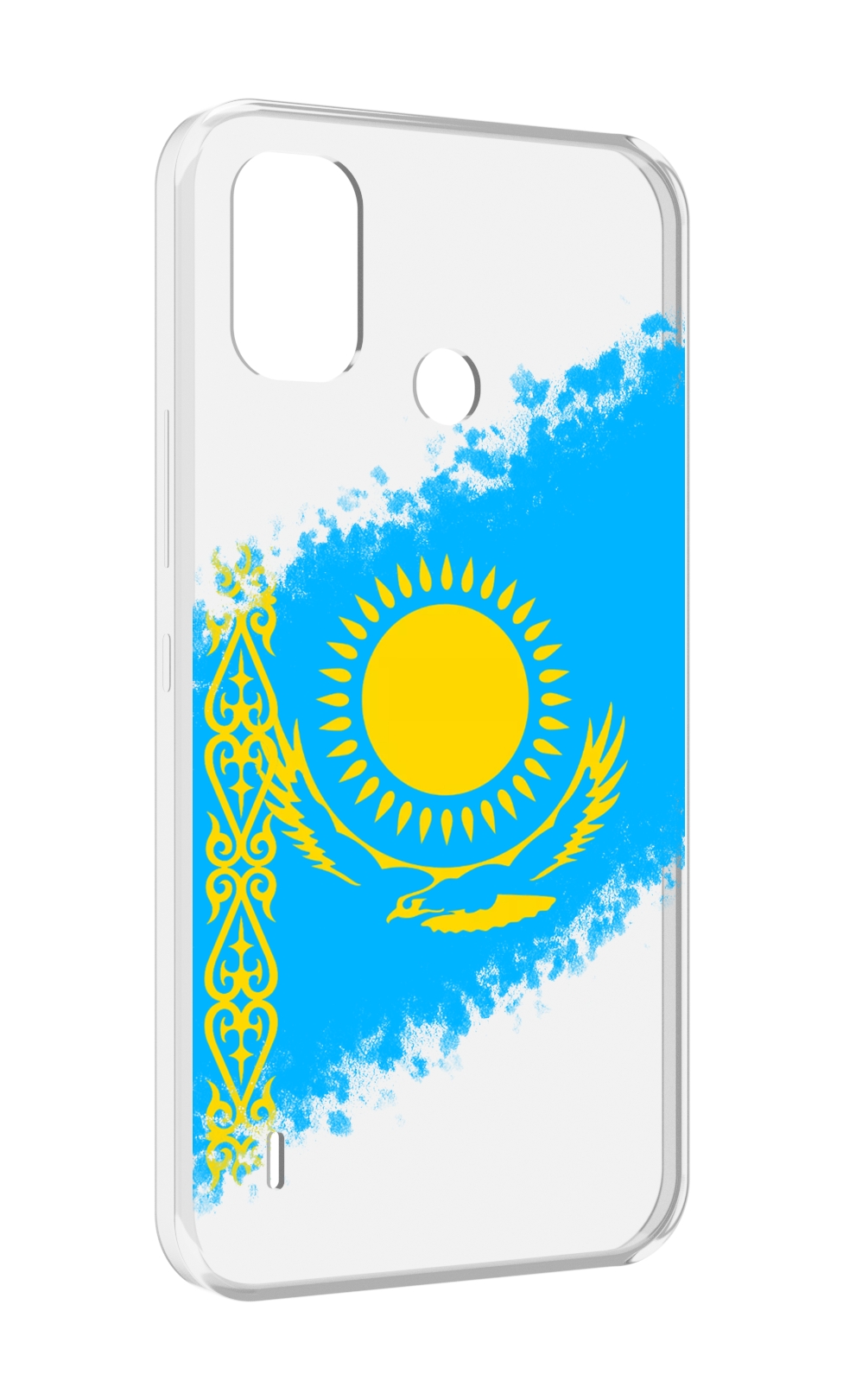 

Чехол MyPads флаг Казахстана для Itel A48, Прозрачный, Tocco