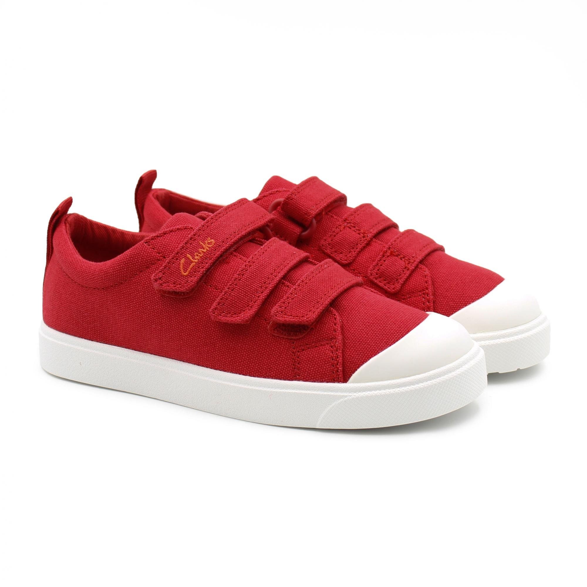 

Кеды Clarks City Vibe K 26149119 цв. красный р. 28, City Vibe K 26149119
