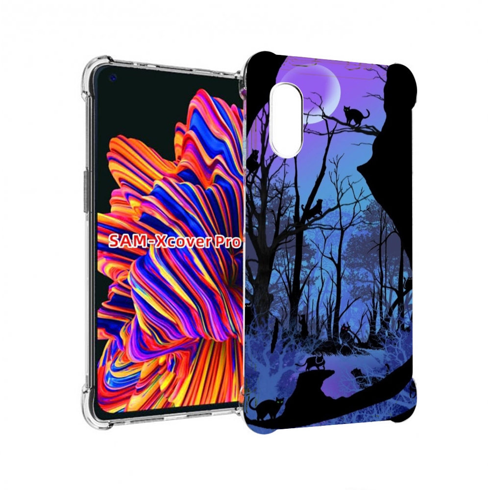 

Чехол MyPads лес внутри кота для Samsung Galaxy Xcover Pro 1, Прозрачный, Tocco