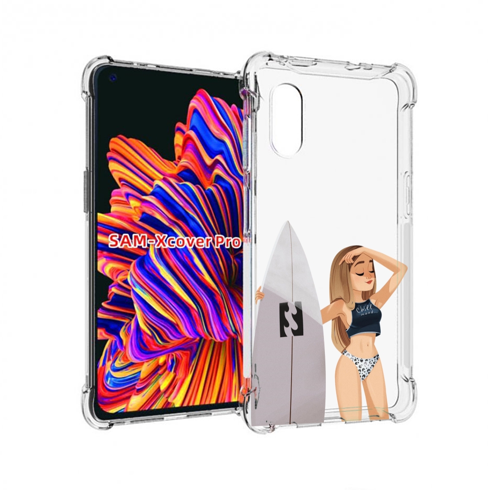 

Чехол MyPads летний-серф для Samsung Galaxy Xcover Pro 1, Прозрачный, Tocco