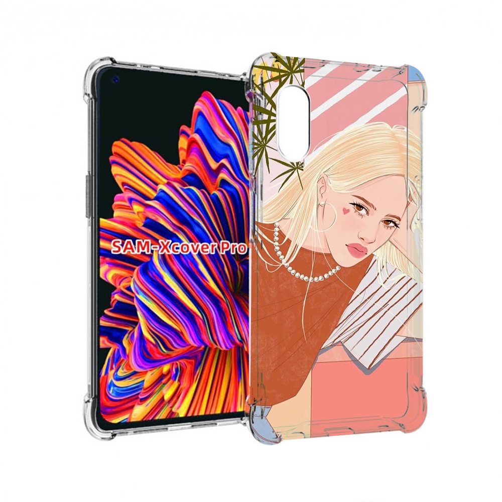 

Чехол MyPads летняя-девочка женский для Samsung Galaxy Xcover Pro 1, Прозрачный, Tocco