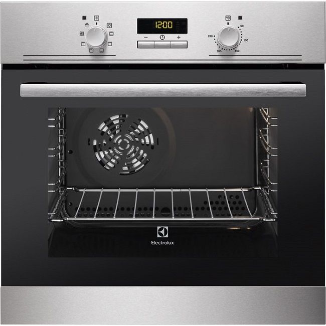 фото Встраиваемый электрический духовой шкаф electrolux opea4300x silver/black