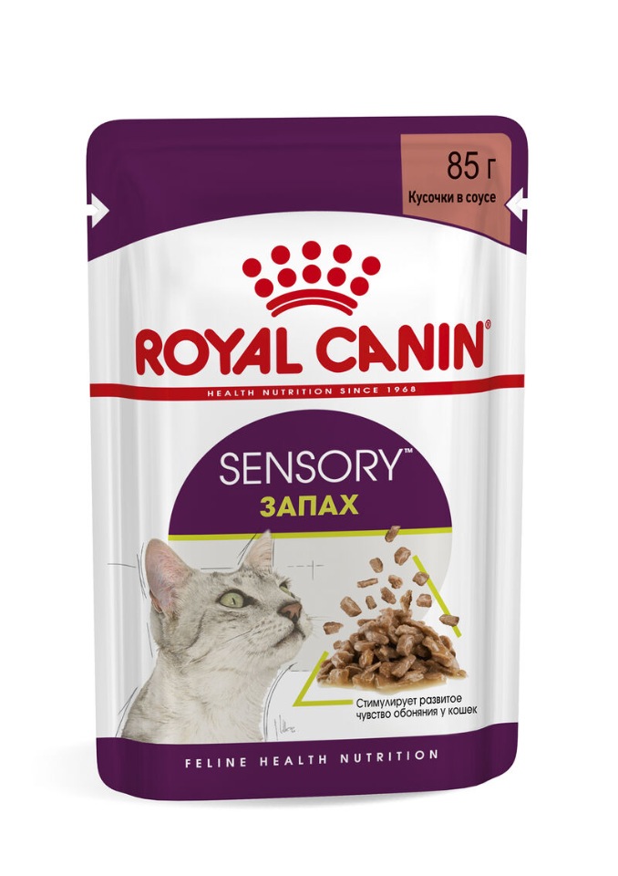 фото Влажный корм для кошек royal canin sensory, рыба, 12шт, 85г