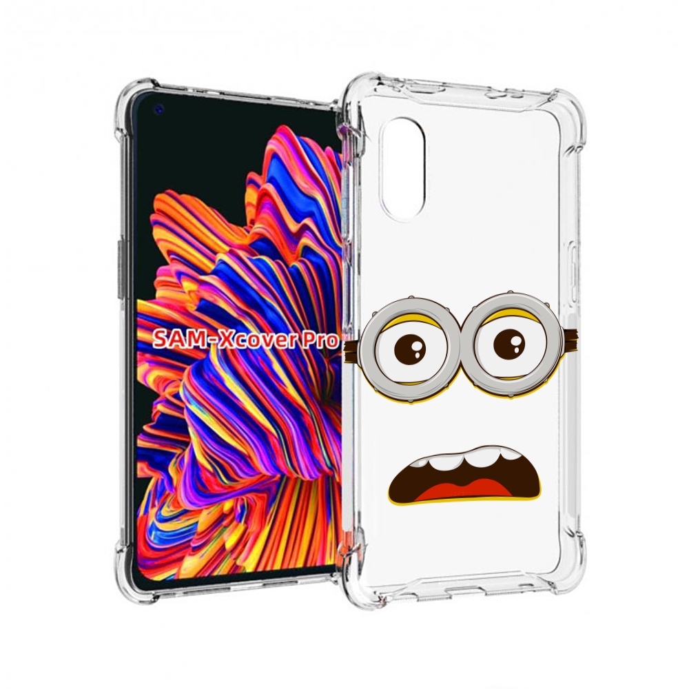 

Чехол MyPads лицо-миньона для Samsung Galaxy Xcover Pro 1, Прозрачный, Tocco