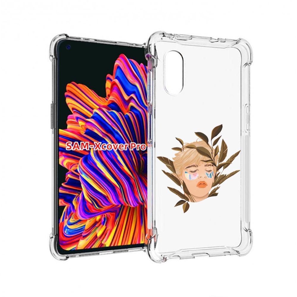 

Чехол MyPads лицо-с-патчами для Samsung Galaxy Xcover Pro 1, Прозрачный, Tocco