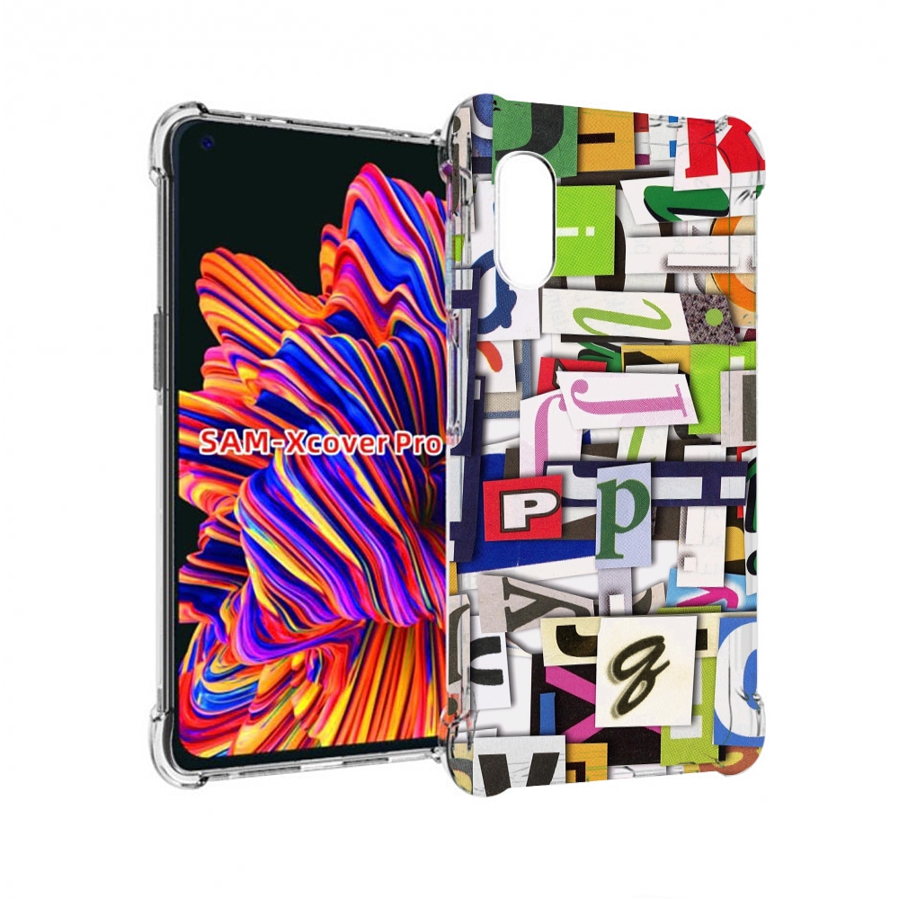

Чехол MyPads ломанные-буквы для Samsung Galaxy Xcover Pro 1, Прозрачный, Tocco