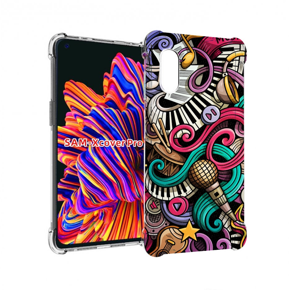 

Чехол MyPads любимая-музыка для Samsung Galaxy Xcover Pro 1, Прозрачный, Tocco