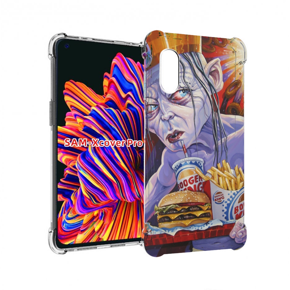 

Чехол MyPads любитель бургер кинга для Samsung Galaxy Xcover Pro 1, Прозрачный, Tocco