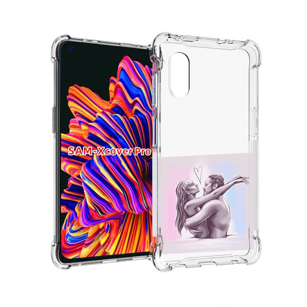 

Чехол MyPads любовные-тела для Samsung Galaxy Xcover Pro 1, Прозрачный, Tocco