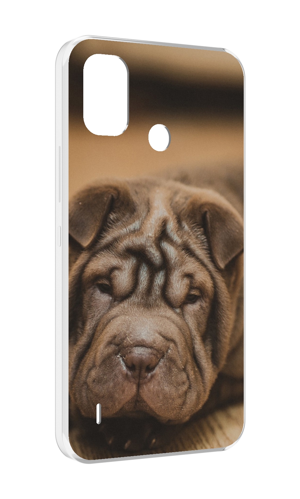 

Чехол MyPads шарпеи для Itel A48, Прозрачный, Tocco