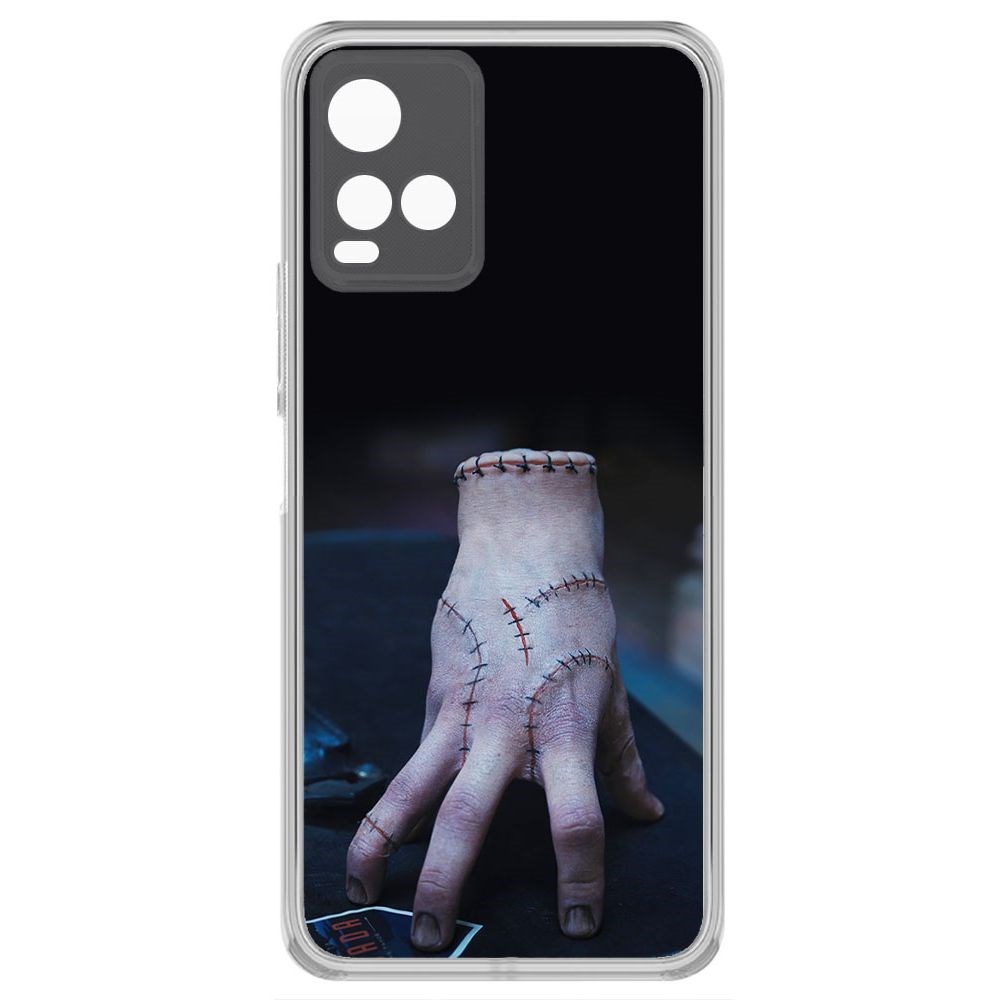 

Чехол-накладка Krutoff Clear Case Уэнсдей Аддамс - Вещь для Vivo Y21, Прозрачный