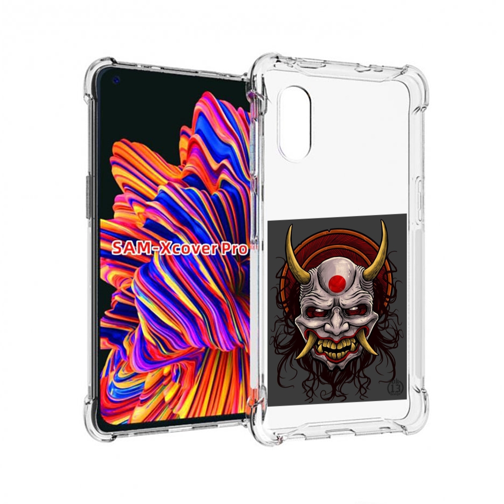 

Чехол MyPads маска с клыками и рогами для Samsung Galaxy Xcover Pro 1, Прозрачный, Tocco