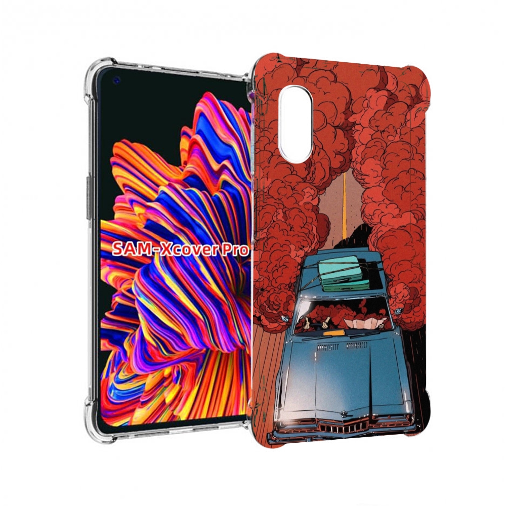 

Чехол MyPads машина мчится с дымком для Samsung Galaxy Xcover Pro 1, Прозрачный, Tocco