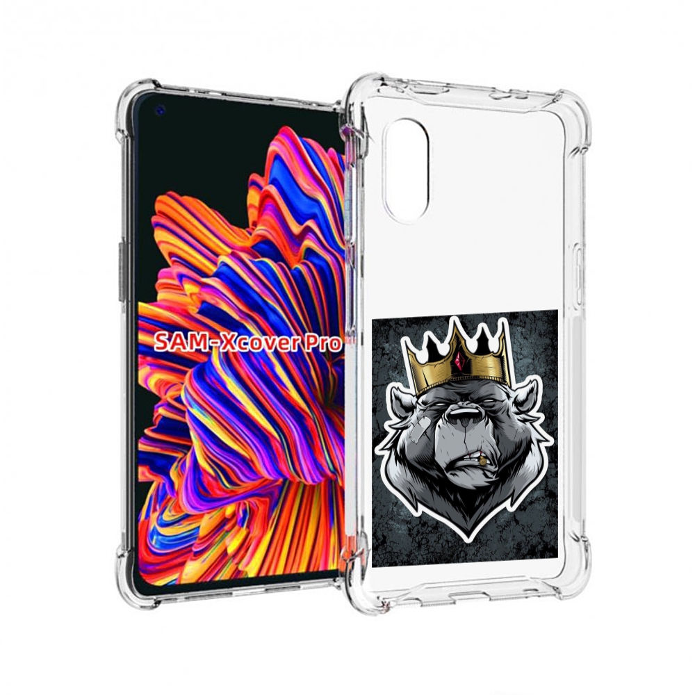 

Чехол MyPads медведь с короной для Samsung Galaxy Xcover Pro 1, Прозрачный, Tocco