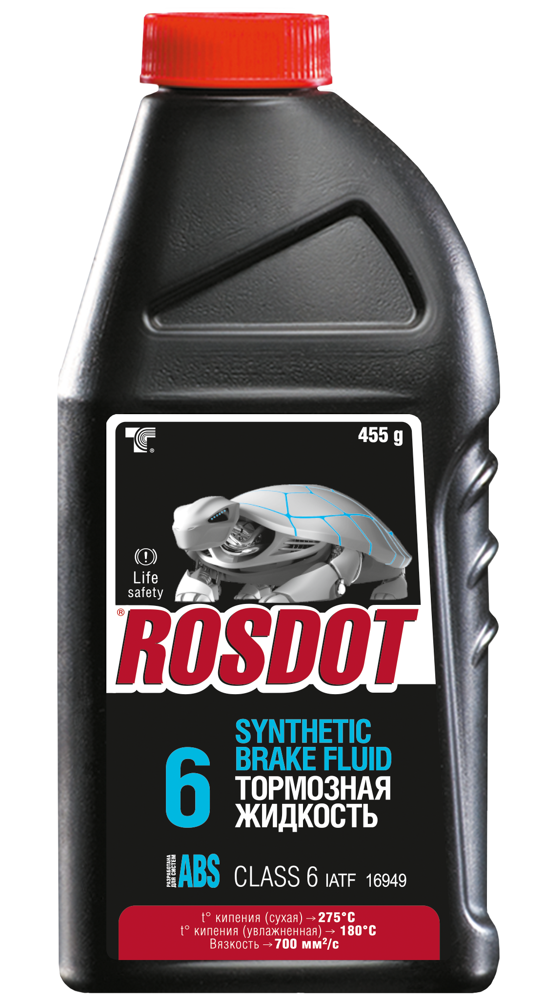 фото Тормозная жидкость rosdot арт. 430140001 455 мл.