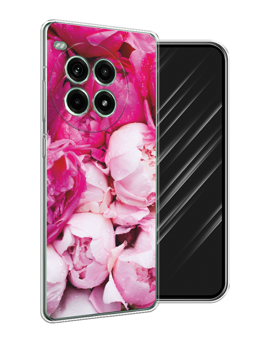 

Чехол Awog на OnePlus Ace 3 Pro "Пионы розово-белые", Белый;розовый, 155150-1