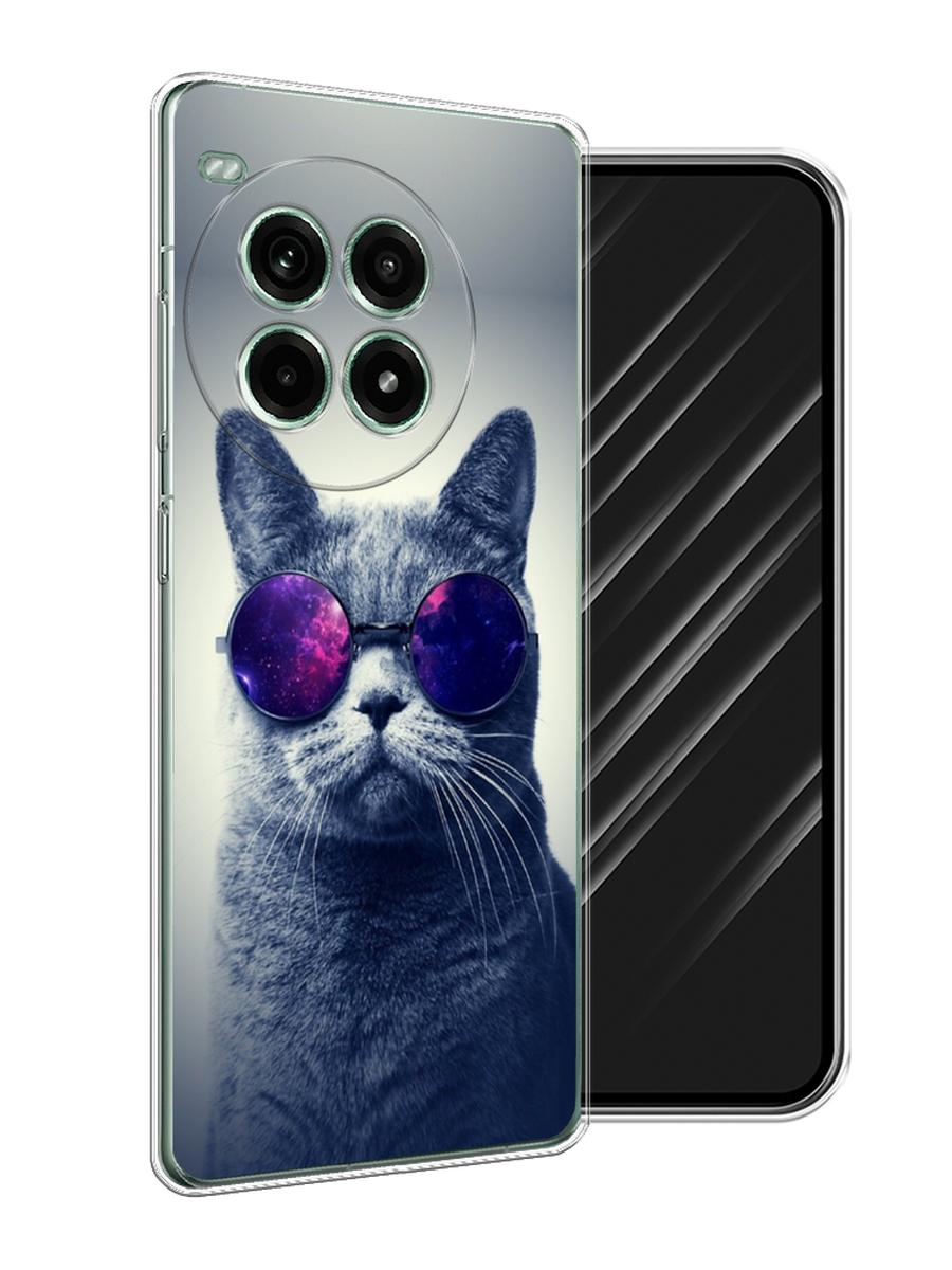

Чехол Awog на OnePlus Ace 3 Pro "Космический кот", Бордовый, 155150-1