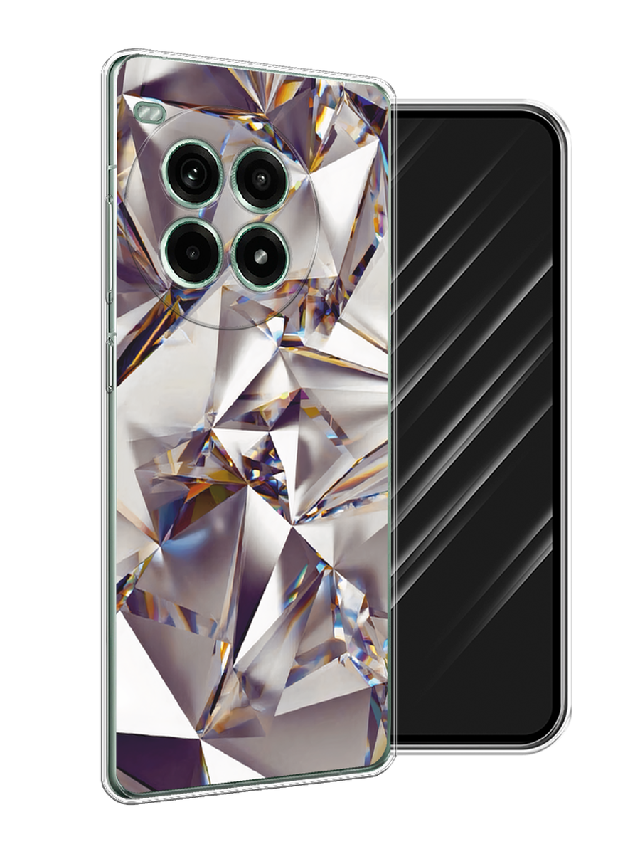 

Чехол Awog на OnePlus Ace 3 Pro "Бриллианты", Серебристый;бежевый, 155150-1