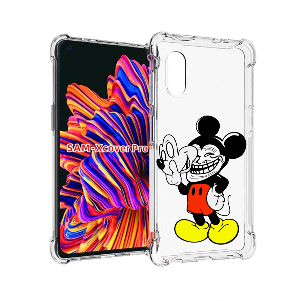 

Чехол MyPads микки-маус-троллер для Samsung Galaxy Xcover Pro 1, Прозрачный, Tocco