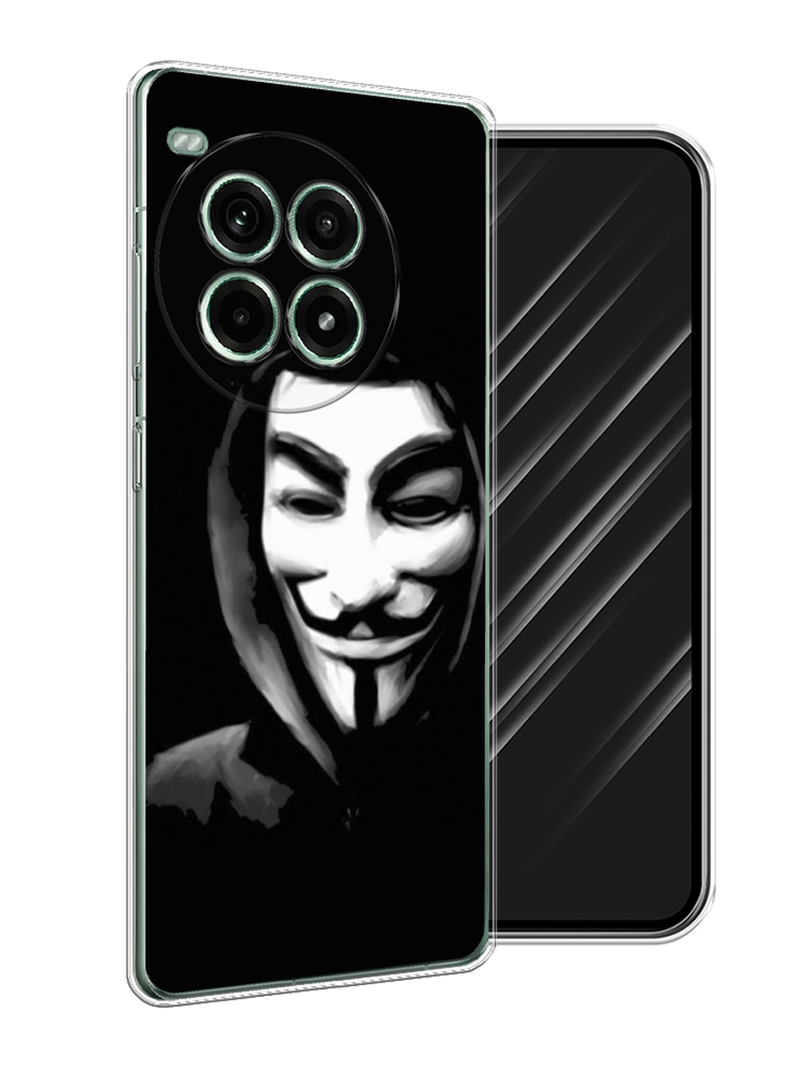 

Чехол Awog на OnePlus Ace 3 Pro "Анонимус", Черный;серый;белый, 155150-1