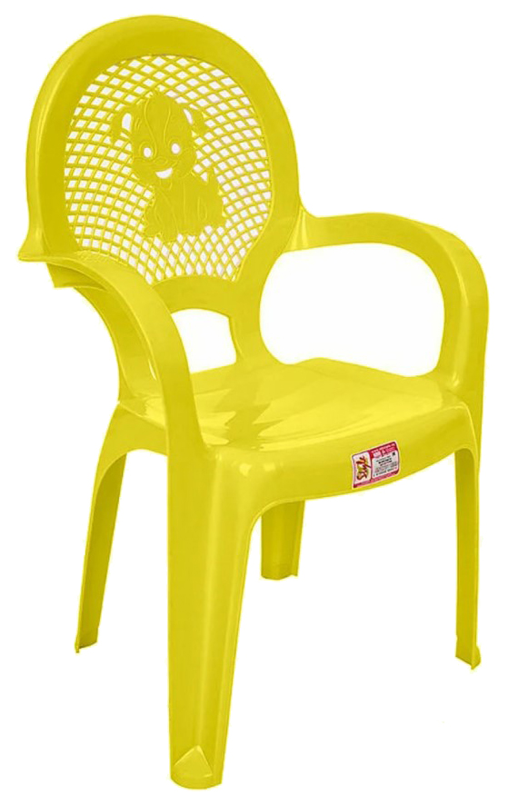 фото Dunya детский стульчик желтый dunya plastik