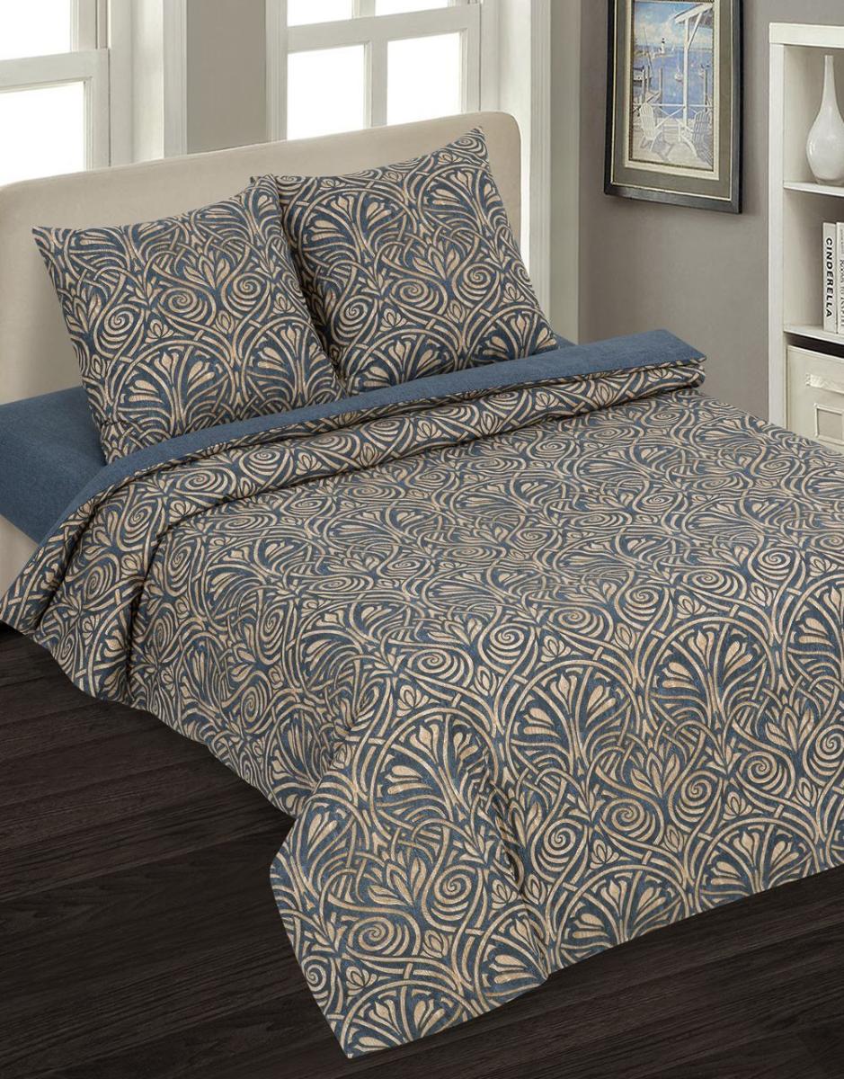 

Постельное белье с простыней на резинке, поплин "Всё себе"; Неженка; Размер: Евро, 1004 24 5543