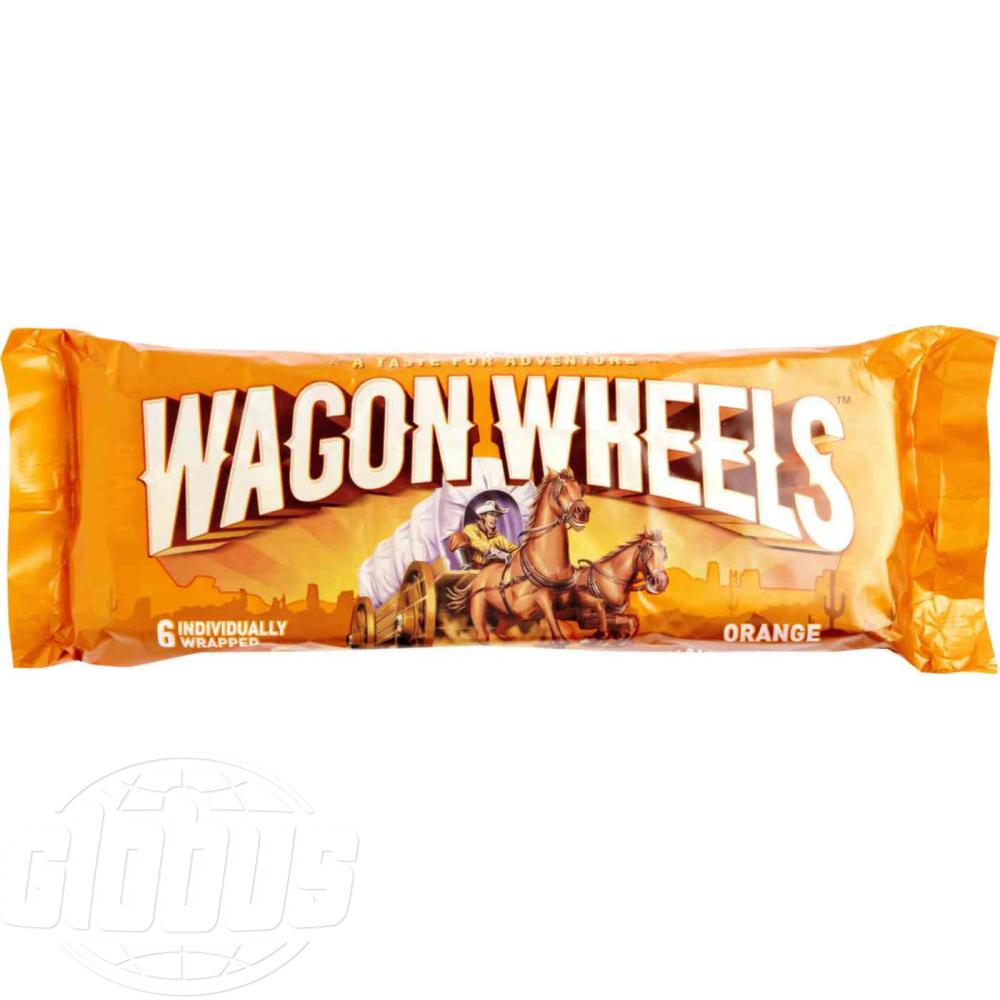 

Печенье Wagon Wheels бисквитное с суфле и апельсиновым джемом 234 г