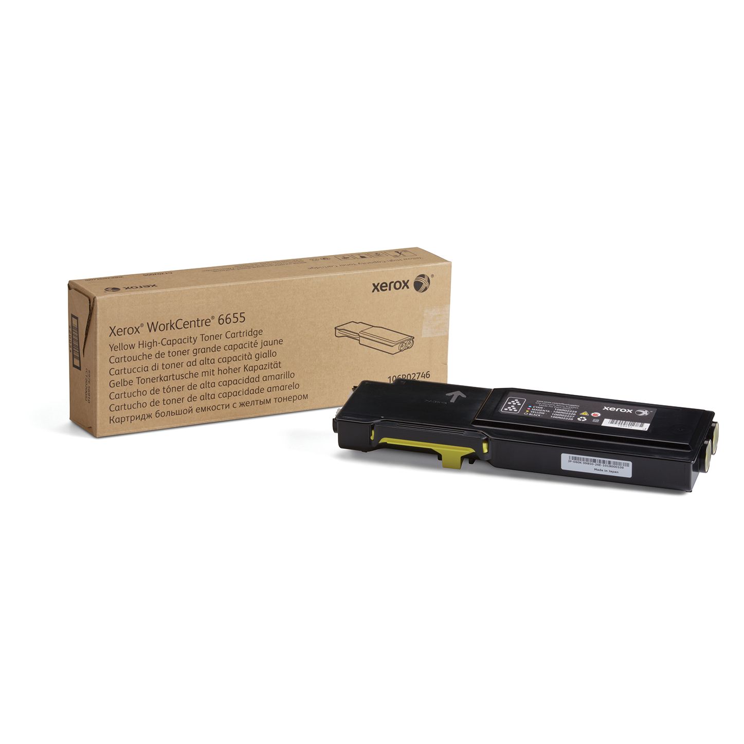 

Картридж для лазерного принтера Xerox 106R02746 Yellow, совместимый, Желтый