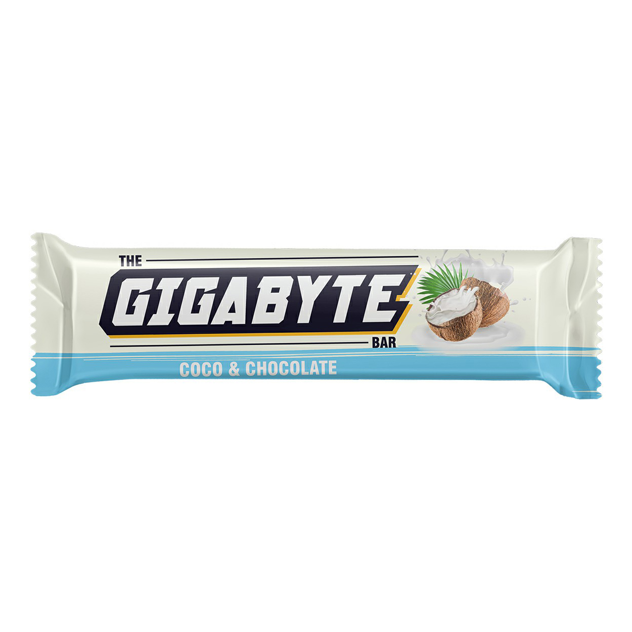 фото Батончик gigabyte в шоколадной глазури с кокосовой стружкой 40 г