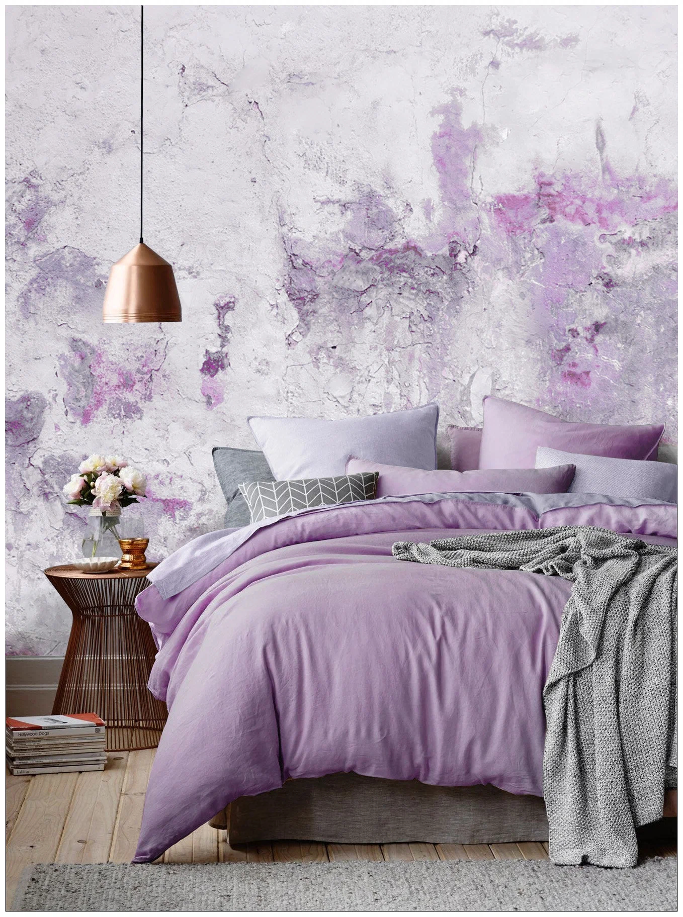 

5205/52 КПБ евро "Актуал" н(2)70x70 сатин гладкокр.ЛАВАНДА (т.орхидея/лиловый)